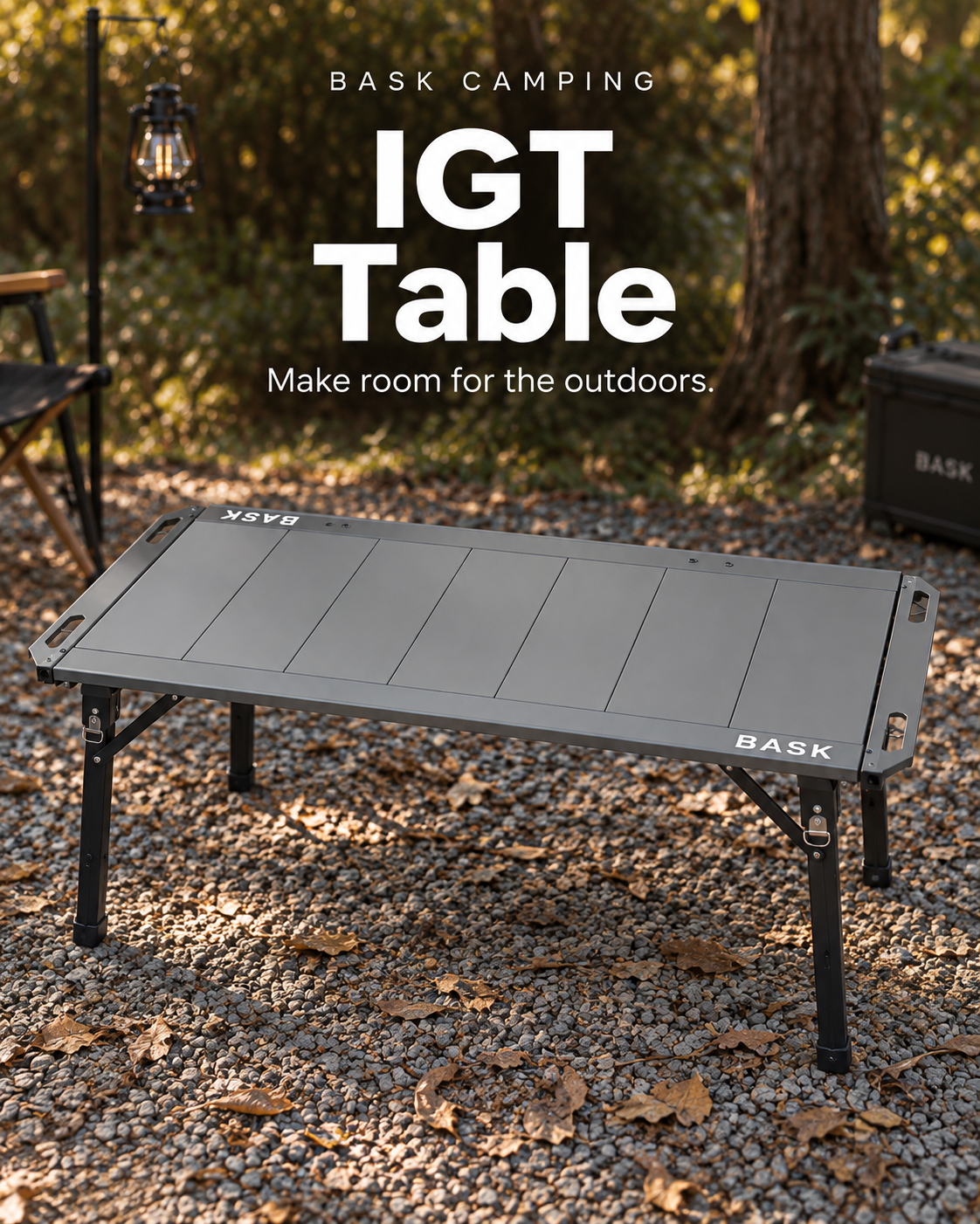 BASK Portable IGT Camp Table – 3.5 Unit