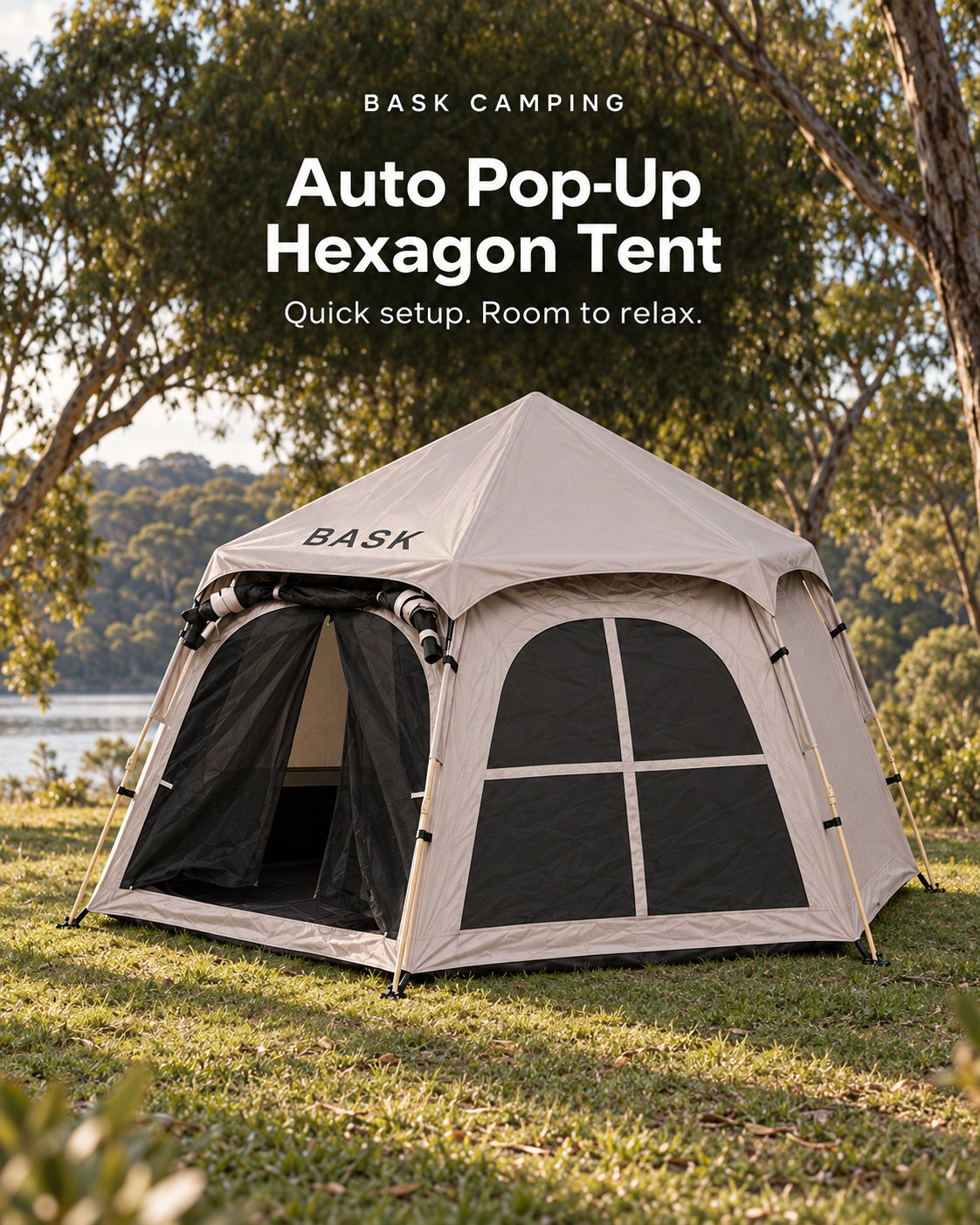 BASK Hexagonal Auto Pop-Up Tent