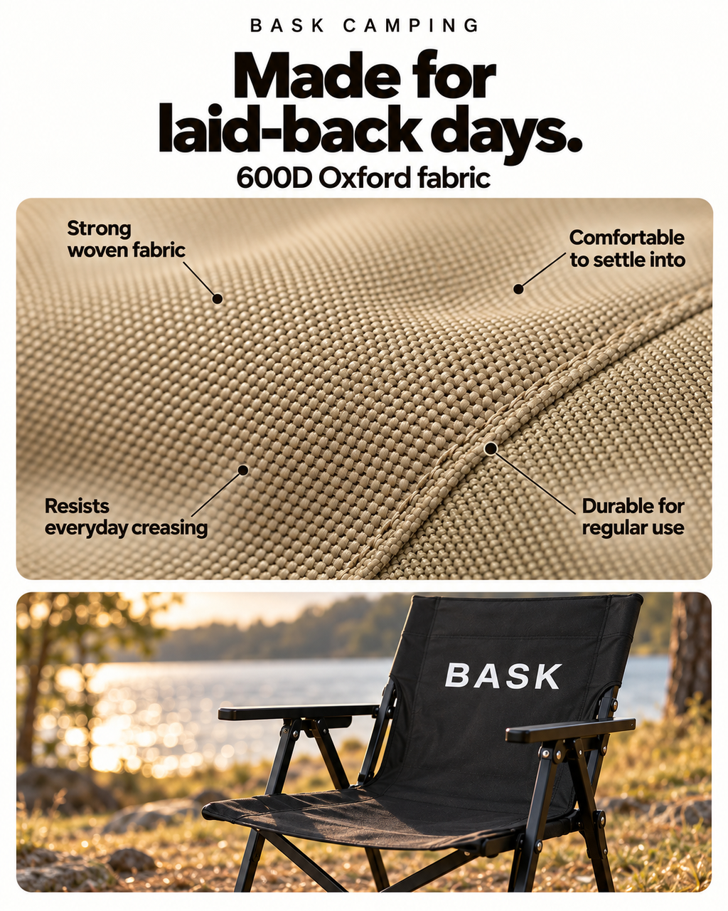 BASK Kermit Folding Camp Chair