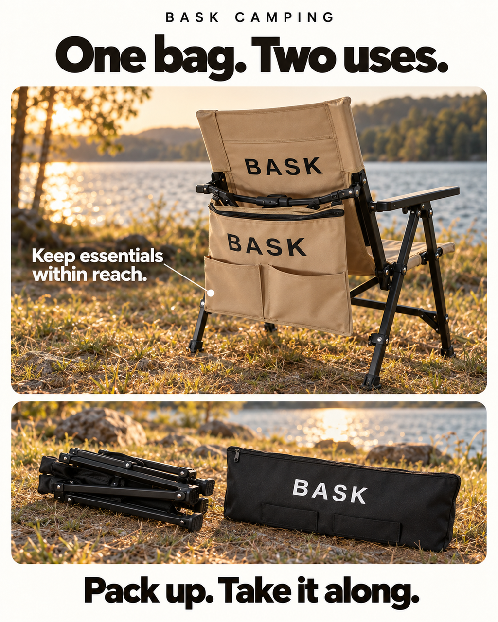 BASK Kermit Folding Camp Chair