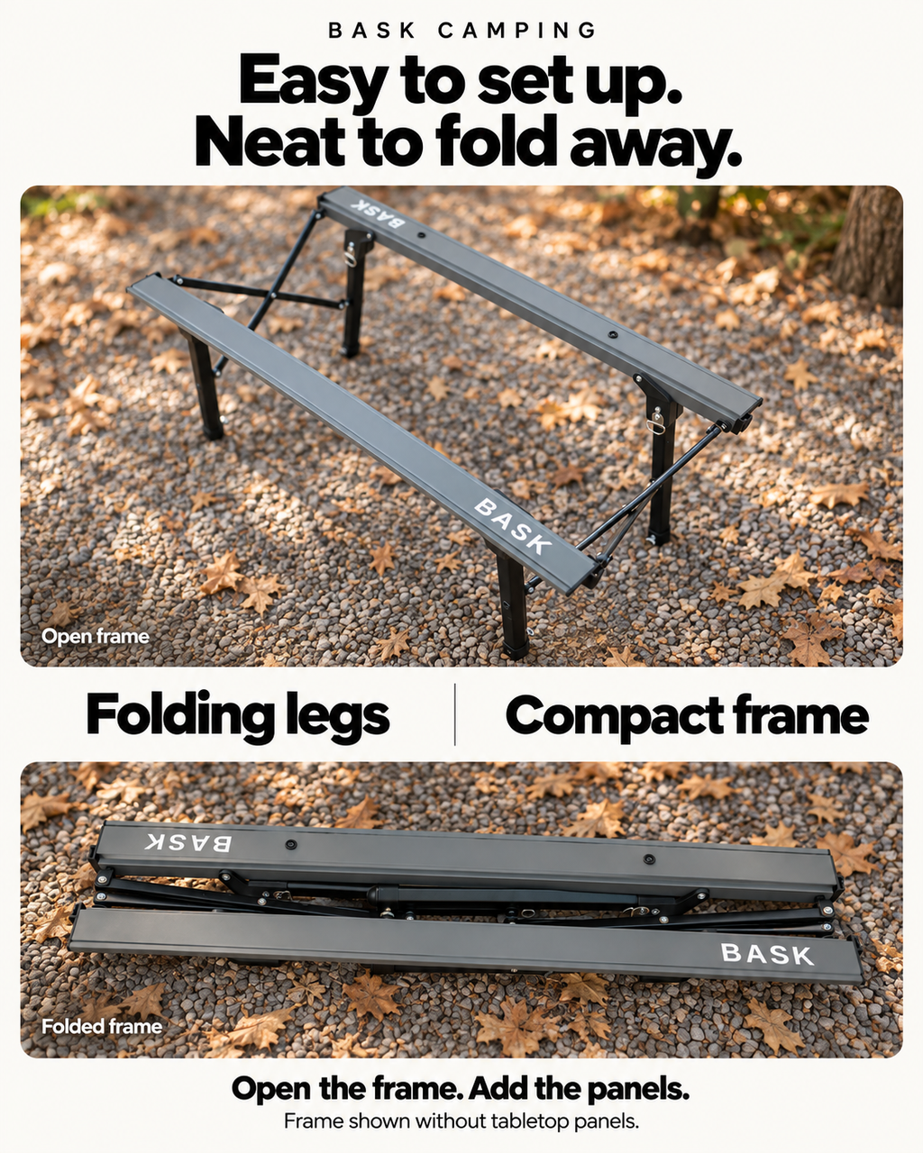 BASK Portable IGT Camp Table – 3.5 Unit