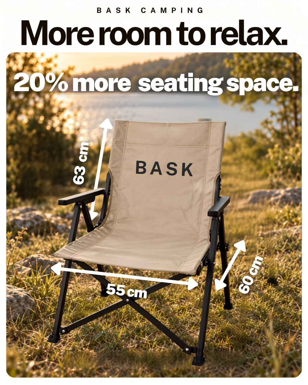 BASK Kermit Folding Camp Chair