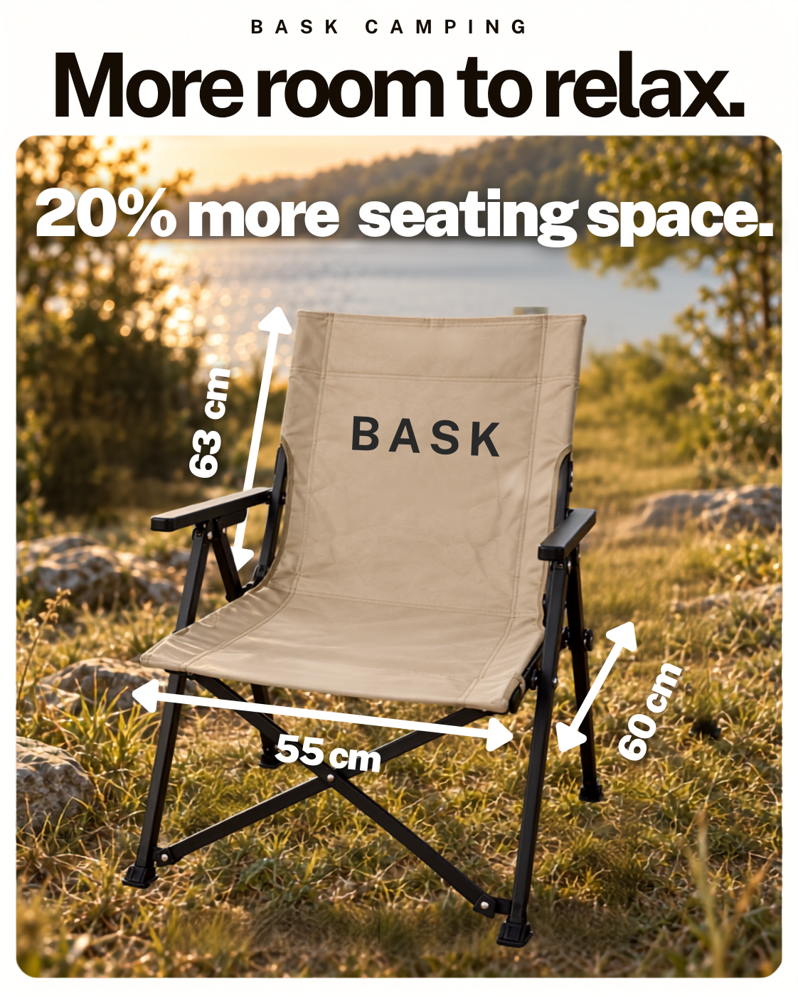 BASK Kermit Folding Camp Chair