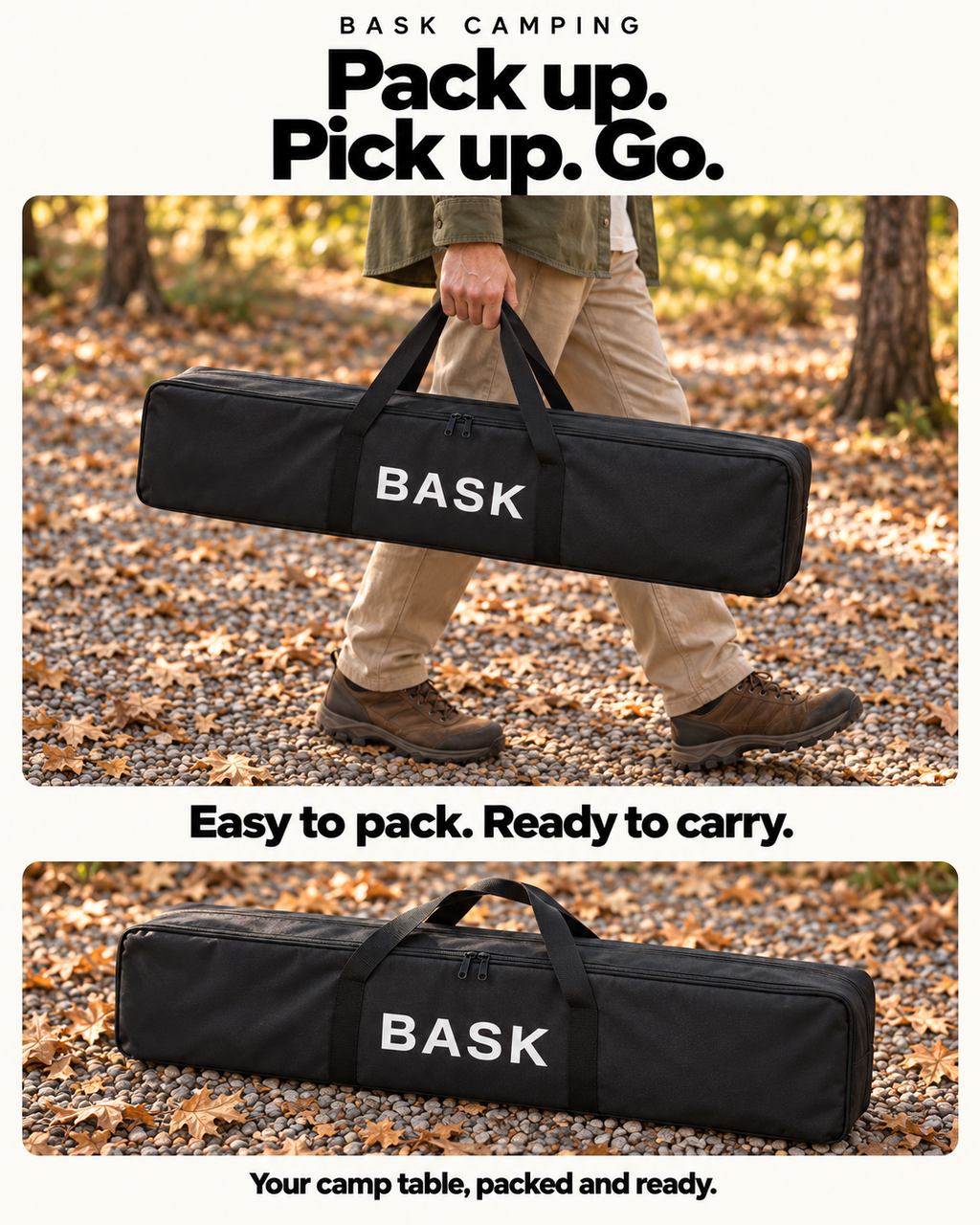 BASK Portable IGT Camp Table – 3.5 Unit