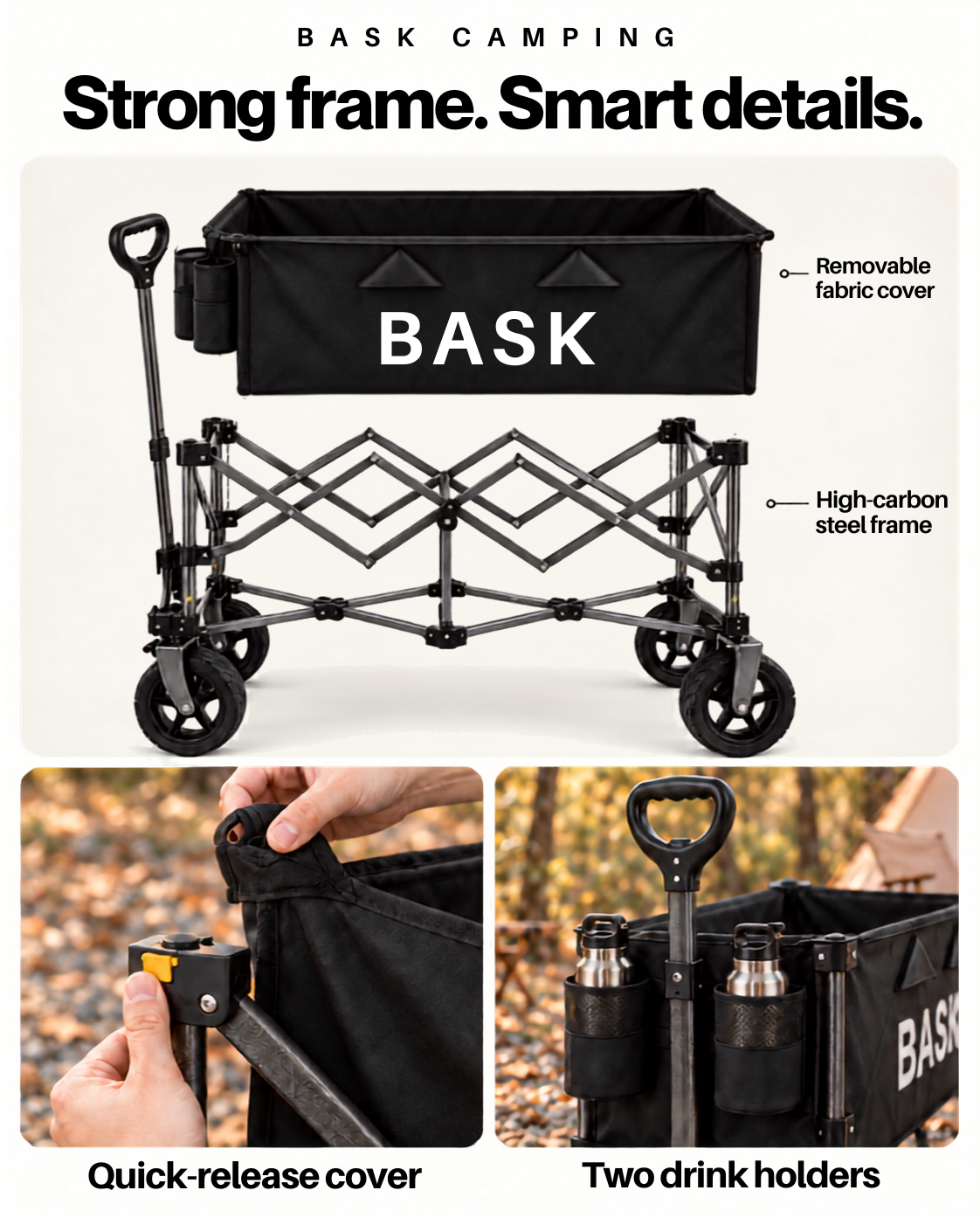 BASK Folding Camping Wagon