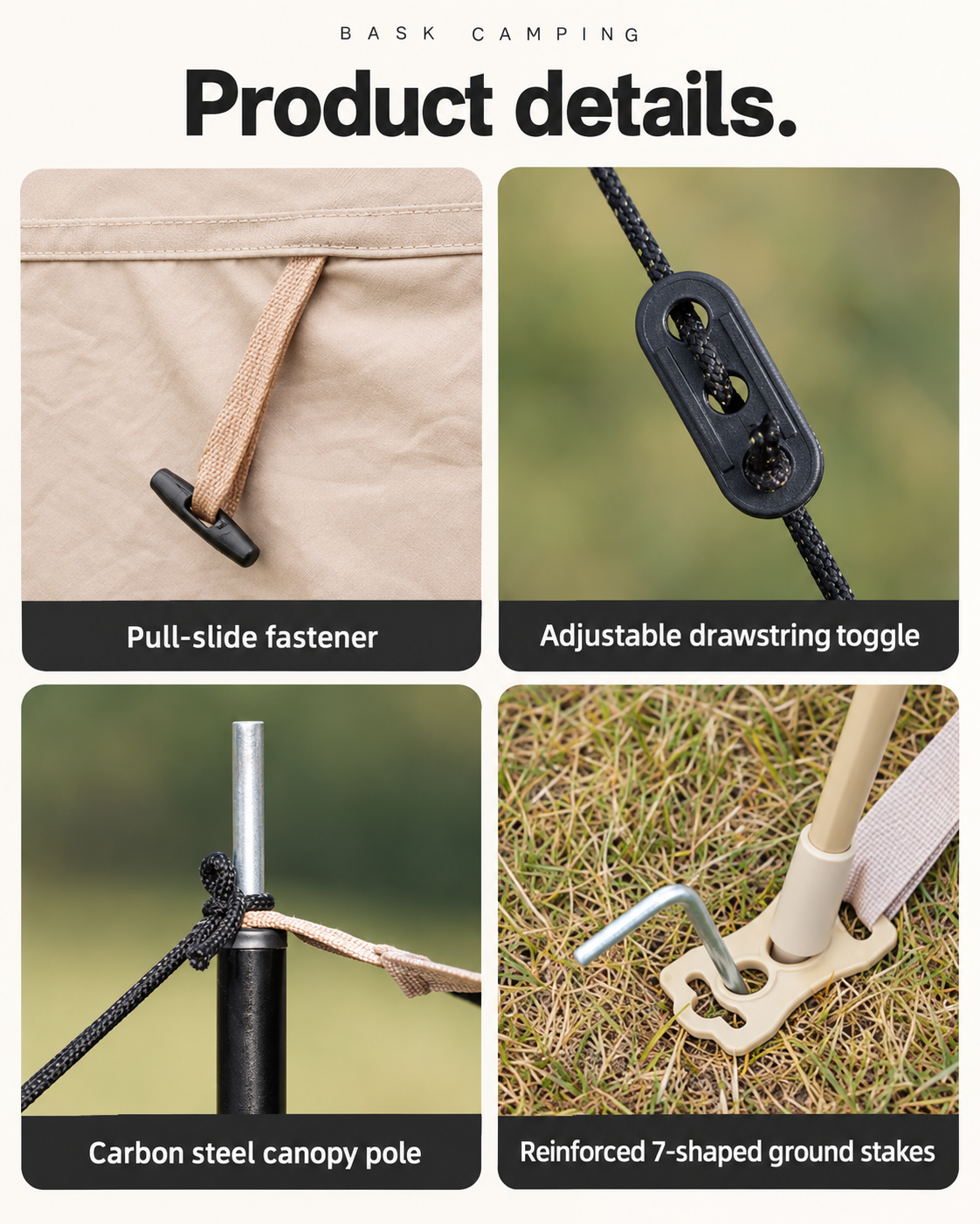 BASK Hexagonal Auto Pop-Up Tent