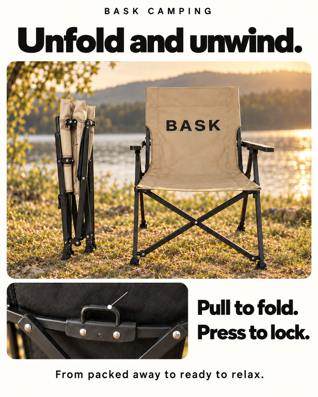 BASK Kermit Folding Camp Chair